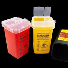 1L Plastic Tattoo Waste Box Medical Supplies Container Disposable picture