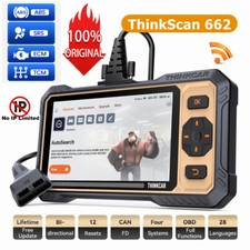🔥2026 ThinkScan 662 OBD2 Scanner Engine ABS SRS SAS AT TPMS EPB Diagnostic Tool picture