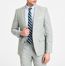 Bar III Men's Slim-Fit Linen Suit Jacket MSRP $360 picture
