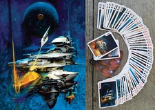 Playing Cards ~ SCI-FI SPACE Vintage Sci-Fi Spaceships Planets Art 030 picture