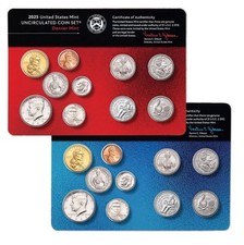 2025 P&D United States Mint Uncirculated 20 Coin Set Unopened and Sealed picture
