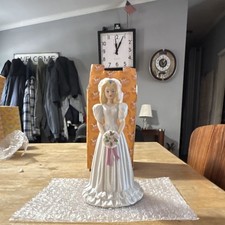 Enesco Growing Up Girls Blonde Bride Doll Boxed picture