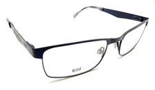 Izod NEW IZ 2052 Blue Navy Rectangle Eyeglasses Frames 58-19 150 Men Women picture