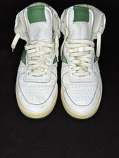 RHUDE Rhecess High Skyline White Green High top Mens Sneakers Size 11 picture
