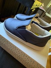 Ten Little Slip-On Sneakers Unisex Kids US 8 Navy/White Faux Leather SON0105 picture