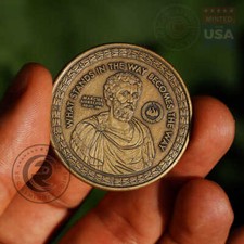 The Obstacle Path Coin | Marcus Aurelius Medallion | The Obstacle Is the Way picture