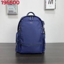 TUMI Voyageur Carson Backpack - Blue Nylon Business Laptop Bag Travel 196600 picture