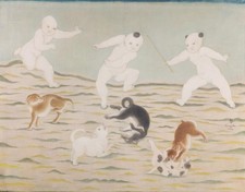 Léonard Tsuguharu Foujita Children Playing 1924 Japanese Paris School Art picture