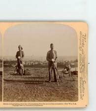 British Heliograph Johannesburg Fort S. Africa Boer War Underwood Stereoview picture