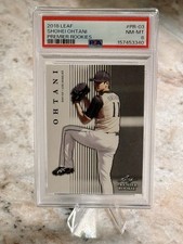 🔥🔥2018 LEAF PREMIER ROOKIES SHOHEI OHTANI PR-3 PSA 8 NM-MT DODGERS🔥🔥 picture
