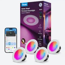 Brand New Govee Smart 6in Recessed Downlight ● 4pk picture