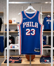 LeBron James #23 Philadelphia 76ers Blue Swingman Basketball Jersey Stitched NEW picture