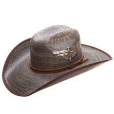 Justin Unisex Bent Rail Fenix Black Straw Cowboy Hat JS5256FNX-BK picture