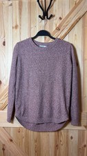 Pink Clover Medium Pink Textured Knit Pullover Sweater picture