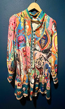 Alemais Evergreen Artwork-Print Mini Dress picture
