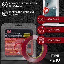 3M™ 1/4in VHB Heavy Duty Double sided tape 3M width 6mm x 5 yards thick 1 mm picture