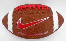 Nike Tournament Football Ball Official Size Brown/University Red/Silver picture
