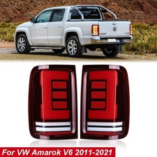 Pair LH+RH LED Tail Lights Rear Brake Stop Lamps For VW Amarok V6 2011-2020 2021 picture