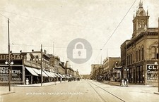 Main Street Walla Walla WA Washington RPPC Photo Postcard COPY picture