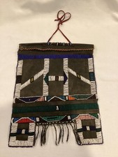 VINTAGE SOUTH AFRICAN BEADED WEDDING APRON tribal Ndebele married woman antique picture