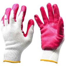 300 Pairs Red Latex Rubber Palm Coated Working Safety Gloves  picture