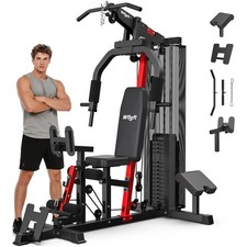 Multifunctional Home Gym System Full Body Workout Station Weight Workout Indoor picture