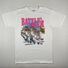 Vintage 80s Oakland Athletics As Shirt Mens Large Caricature Champs MLB Thin USA picture
