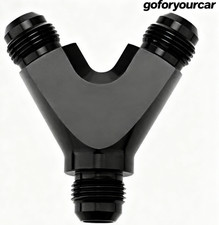 6AN 8AN 10AN Y Fuel Block Fitting Junction Coupler Adapter AN6 AN8 AN10 1PCS picture