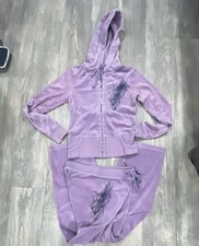 Juicy Couture Vintage Y2K Purple Velour Tracksuit Set picture