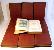 Guy de Maupassant Complete Works Vol I-X Flaubert Edition 1923 10 Vol HC Set picture