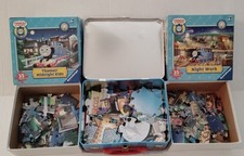 3 Ravensburger Thomas and friends puzzles tin and boxes complete picture