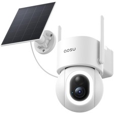 Aosu D1 Max 4K 8MP Solar Security Camera Wireless Outdoor White Android, iOS picture