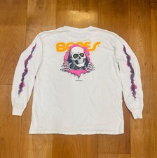 Rare Vintage OG 80's Powell Peralta Ripper Skateboard Longsleeve Shirt Tony Hawk picture