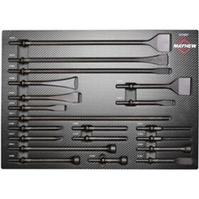 Mayhew 32090F Pneumatic Punch and Chisel Set 20 Piece Made in USA picture