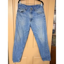 Carhartt B17DST Relaxed Fit Tapered Leg Jeans Lght Wash Denim Mens 34x30 Vintage picture
