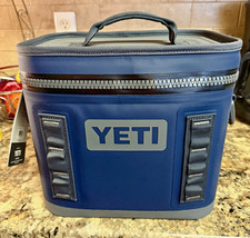 YETI Hopper Flip 8 Soft-Sided Cooler Blue/Gray 8 Capacity 48h Nylon Portable picture