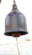 Beautiful Rustic Patio Garden Farmhouse Bell Upcycled From Oxygen Tank picture