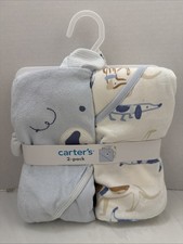 Carter's Baby 2-Pack Hooded Dog Towels Bath 30