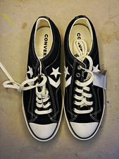 Converse Star Player 76 Low Top Canvas Sneaker Black Vintage White A01607C picture