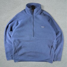 Patagonia Mens Synchilla Marsupial Half Zip Fleece Blue Purple 25737 2011 picture