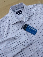 Nautica Shirt Mens Medium Geometric Long Sleeve Button Down NWT picture
