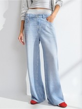 NWT A&F YPB On The Go High Rise Travel Terry Pant size XS in Light Wash picture