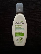 Aveeno Positively Radiant Clear Complexion Foaming Cleanser 6 oz New Unused picture