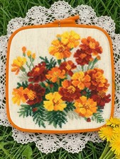 RIOLIS Counted Cross Stitch Kit 1556 Marigolds - Gorgeous Autumn Flowers picture