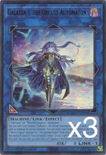 3X Yugioh Galatea-I, the Orcust Automaton MAMO-EN090 Ultra Rare 1st Edition NM picture