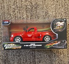 Jada Toys Fast & Furious 2001 Ford F-150 SVT Lightning Red 1:24 Diecast Unopened picture