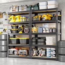 Heavy Duty 4/5-Tier Garage Storage Shelves Metal Shelving Unit Adjustable Shelf picture