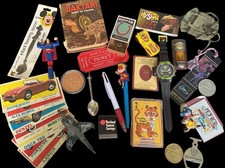 Vintage TREASURE JUNK DRAWER BONANZA Toys Fun Mixed Lot picture