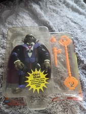 Vtg  1993 TMNT Universal Monsters Donatello as Dracula Figure NEW DEMAGED CARD picture