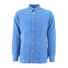 BNWT Tom Ford Blue Corduroy Button-Down Shirt Size 38 picture